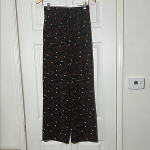 NWOT MATTEAU Silk Wide Leg Pant Women’s Small 4